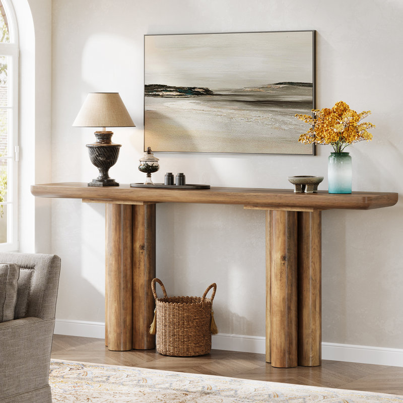 Loon Peak® 70.8 Inches Long Wood Console Table & Reviews | Wayfair